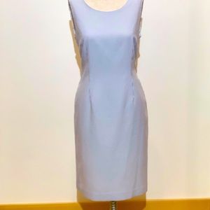 🎯EUC‼️Seersucker Sheath Dress - Blue & white - Size 6✨✨✨